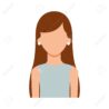 avatar woman portrait female person image vector illustration
